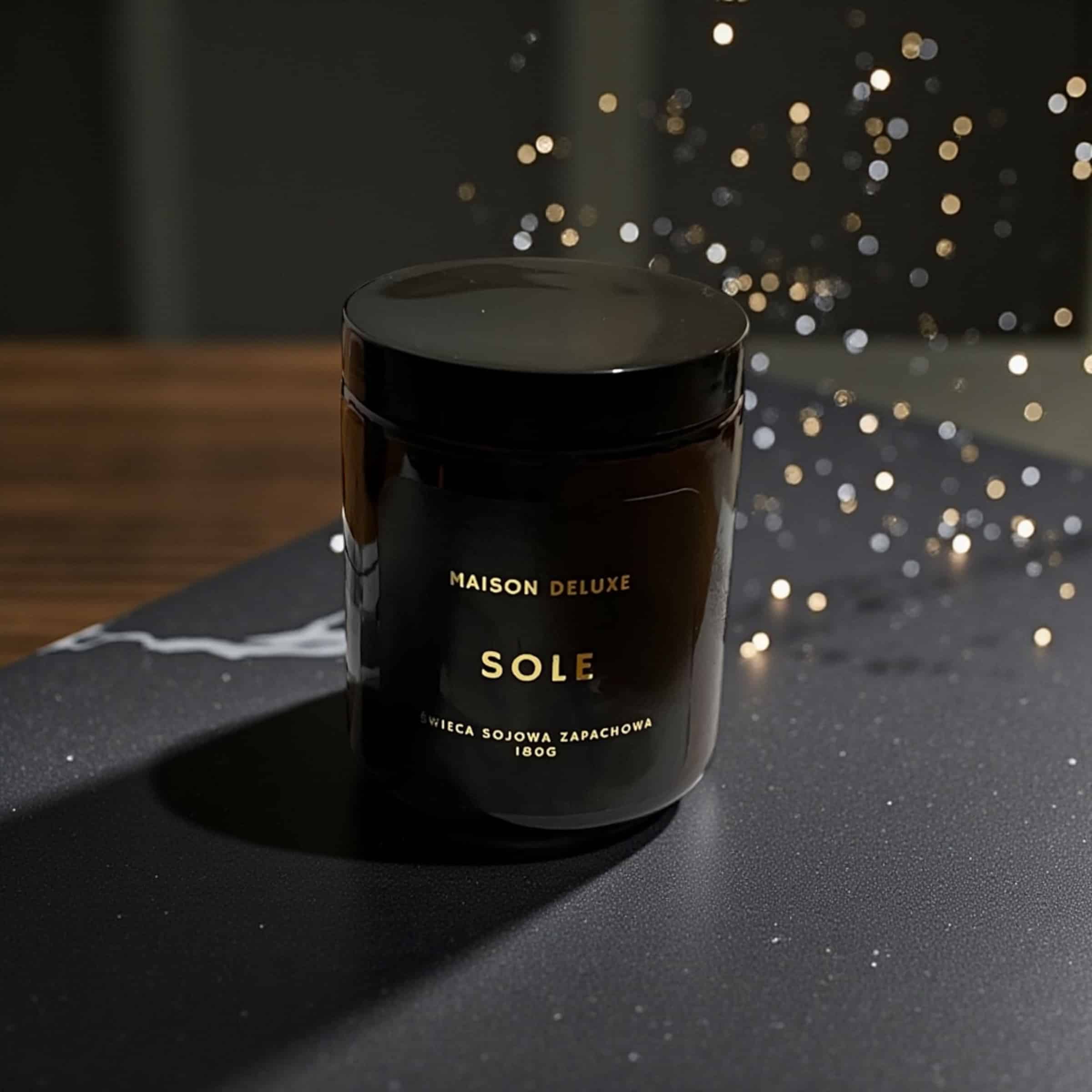Świeca sojowa zapachowa Sole 180g
